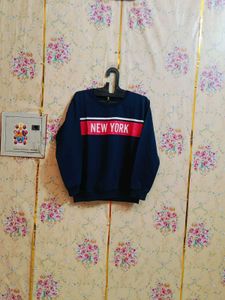 🇳🇿💫🎀"New York" Navy Sweatshirt