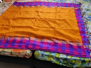 Co-optex Checkered Silk Saree