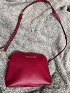 Michael Kors Red Crossbody Bag