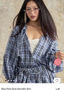 Blue Plaid co-ord set