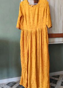 🌻Mustard Yellow Maxi Dress