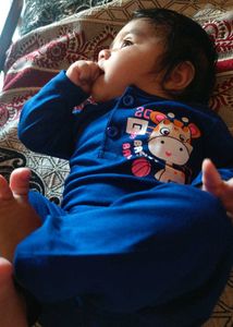Cute Blue Baby Jumpsuit