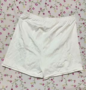 White Tennis Skirt With Shorts
