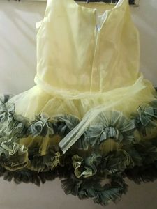 Yellow &amp; Green Tutu Dress