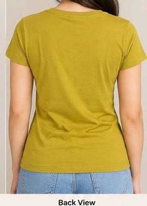 Max Women's Mustard Yellow T-Shirt