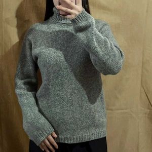 Cozy Grey Turtleneck Sweater