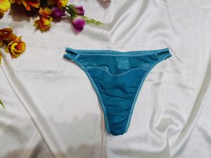 🇳🇿💫🎀Teal Mesh Thong Panty