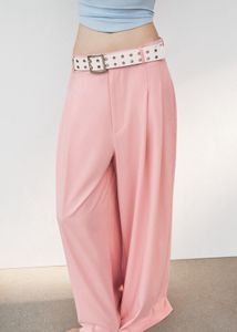 High-Waisted Pleated Wide Leg Pants