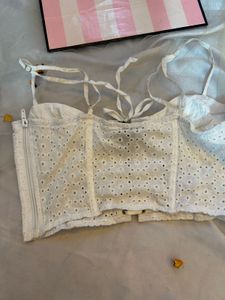 Eyelet Corset Top