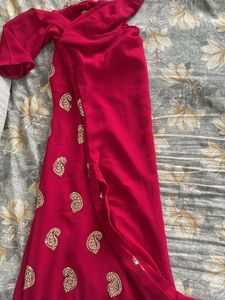 Vibrant Pink Patiala suit salwar