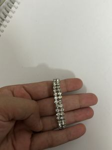 Sparkling Double Row Rhinestone Bracelet
