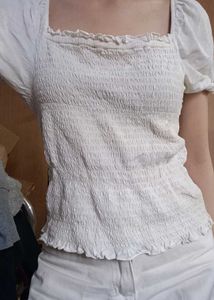 PRICE DROP -American eagle White coquette Top💮