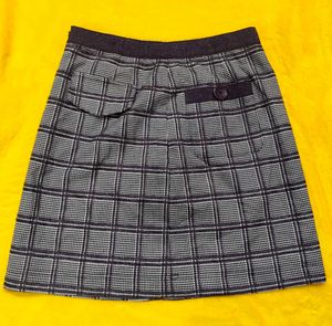 Chic Plaid A-Line Mini Skirt