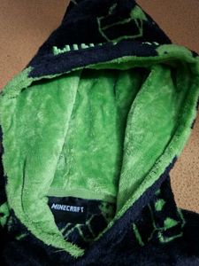 Cozy Minecraft Creeper Hoodie Blanket