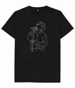 BTS Jungkook Minimal Line Art T-Shirt