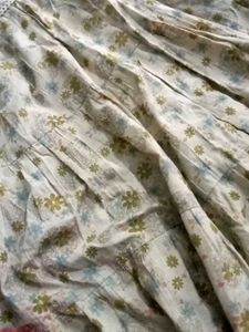 Girls Yellow Floral Tiered Dress