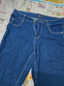 Classic Dark Wash Straight Leg Jeans