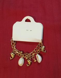 Cute Aesthetic Golden Charm Bracelet