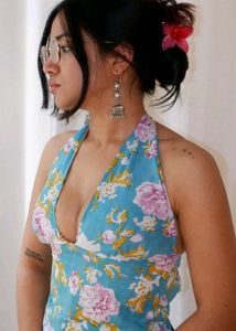 y2k Dreamcore drip GEET halter top