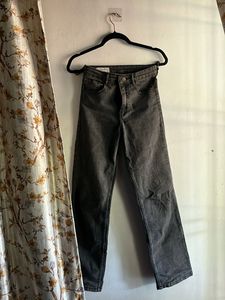 Grey High Waist Jeans