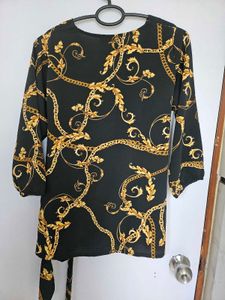 plusS Black Gold Top