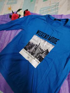 Blue Graphic T-Shirt