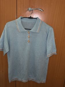 Light Blue Polo T-Shirt
