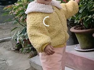 Cute Yellow Kids Jacket