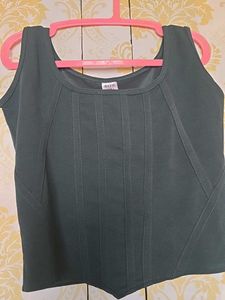 Stylish Dark Green cord Set