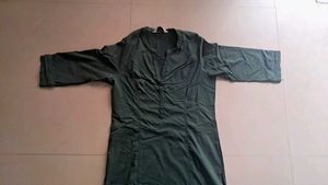 Green kurti with button design