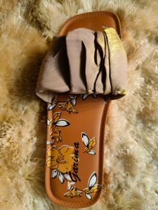 Floral Slip-On Sandals