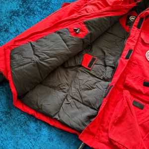 Canada Goose Red Down Puffer Jacket