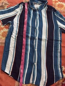kids Striped Short Sleeve Shirt