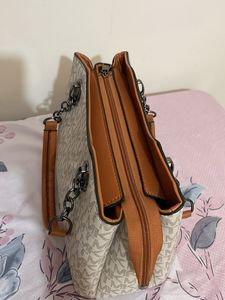 Stylish Logo Print Handbag
