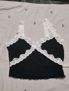 lace embroidery top