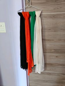 Four Colours Pure Chiffon Dupatta