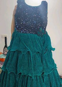 Green Party Gown