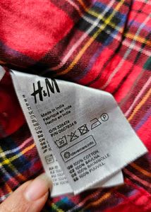 Imported HnM Red Flannel Shirt