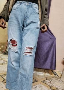 Brand New High Waisted Distressed Jeans For Women