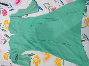 Exquisite Mint Green Embellished sharara
