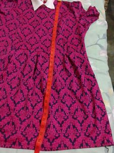 Pink Patterned Dress