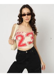 Graphic Crop Top