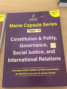 Drishti IAS Main Capsule Series: Part 1-5