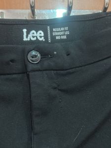 Classic Black Lee Pants straight fit