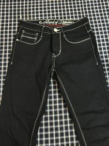 Fond of Distrust Black Jeans