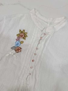 white short kurti