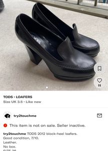 Tod’s Platform Loafer Heels