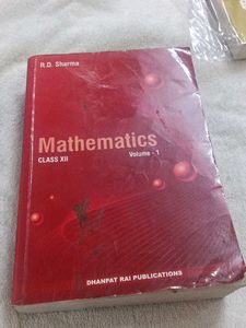R.D. Sharma Mathematics Books for Class XII