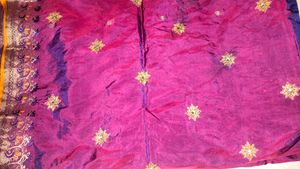 Beautiful Zari Purple saree