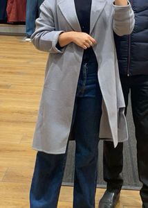 Elegant Grey Trench Coat